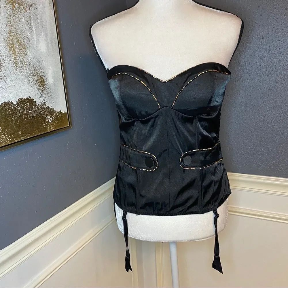 FrederickโsโofโHollywoodโLeopardโBustier/Corset